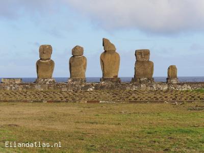 Beelden op Paaseiland.