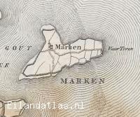 Generale kaart van het Koningrijk Holland; Creator: Krayenhoff, C. R. T.; Ministerie van Oorlog. Topographisch Bureau
Publisher: ['s-Gravenhage : Archief van Oorlog] eiland Marken.